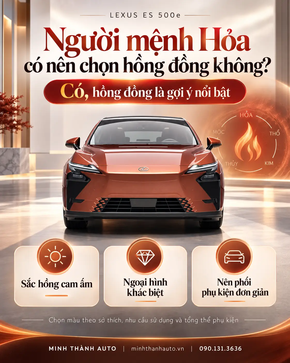 Nguoi Menh Hoa Chon Mau Xe Nao Lexus Es500e