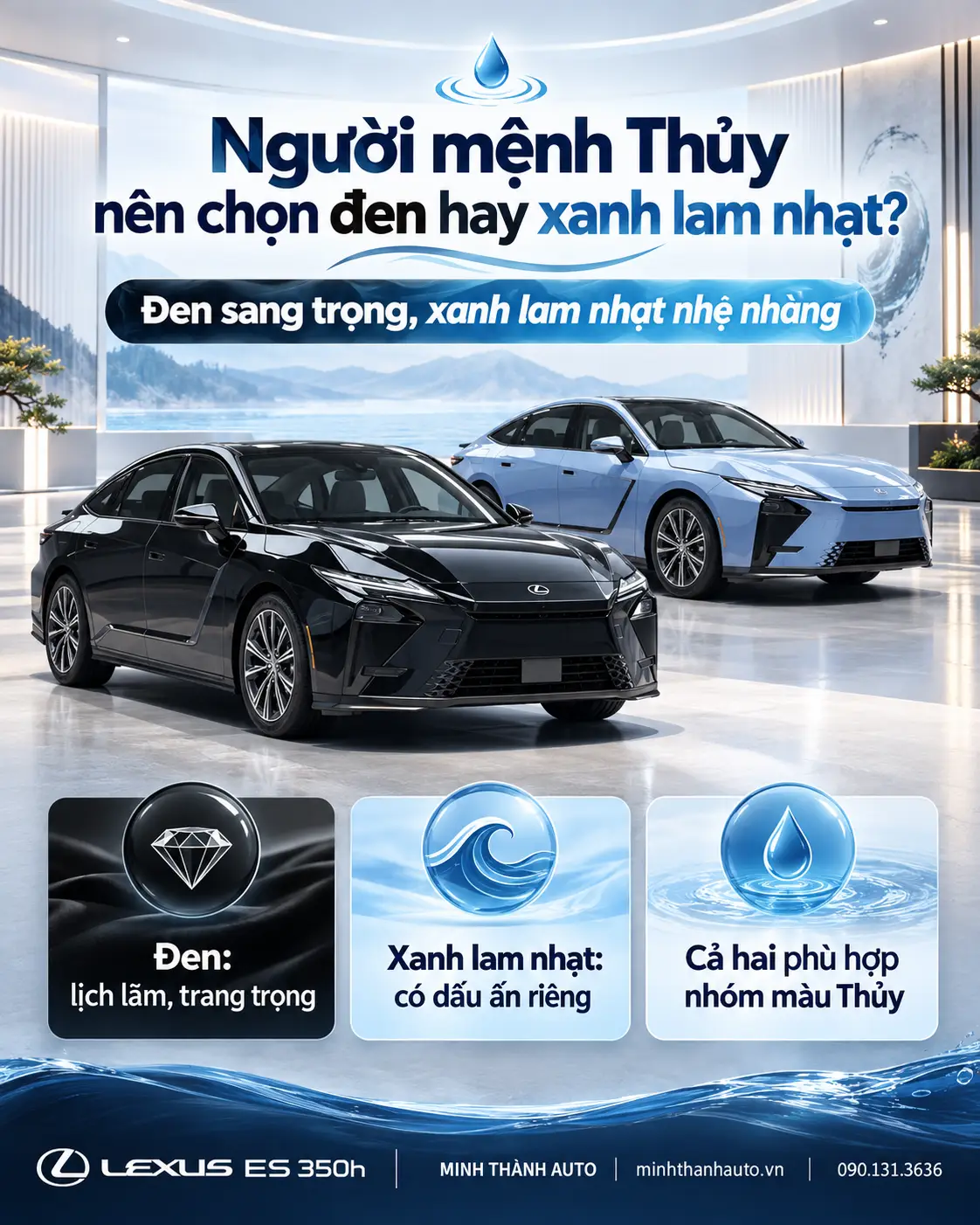 nguoi menh thuy nen chon mau xe nao lexus es 350h Nguoi Menh Thuy Nen Chon Mau Xe Nao Lexus Es 350h