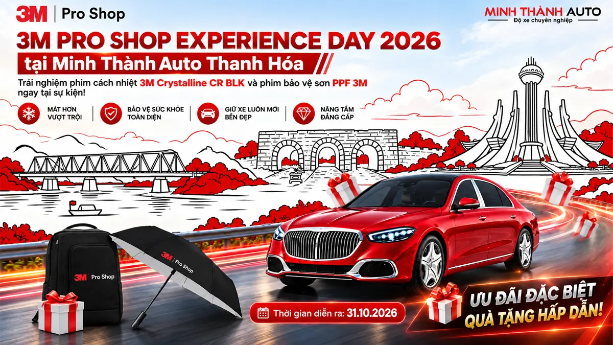 thum 3m pro shop experience day 2026 tai minh thanh auto thanh hoa Thum 3m Pro Shop Experience Day 2026 Tai Minh Thanh Auto Thanh Hoa