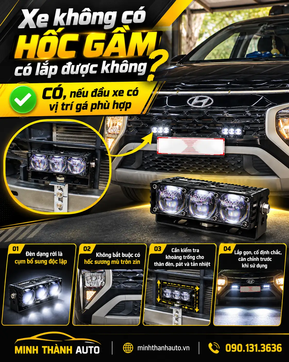 Xe Khong Co Hoc Gam Co Lap Duoc Den Gam Dang Roi Khong